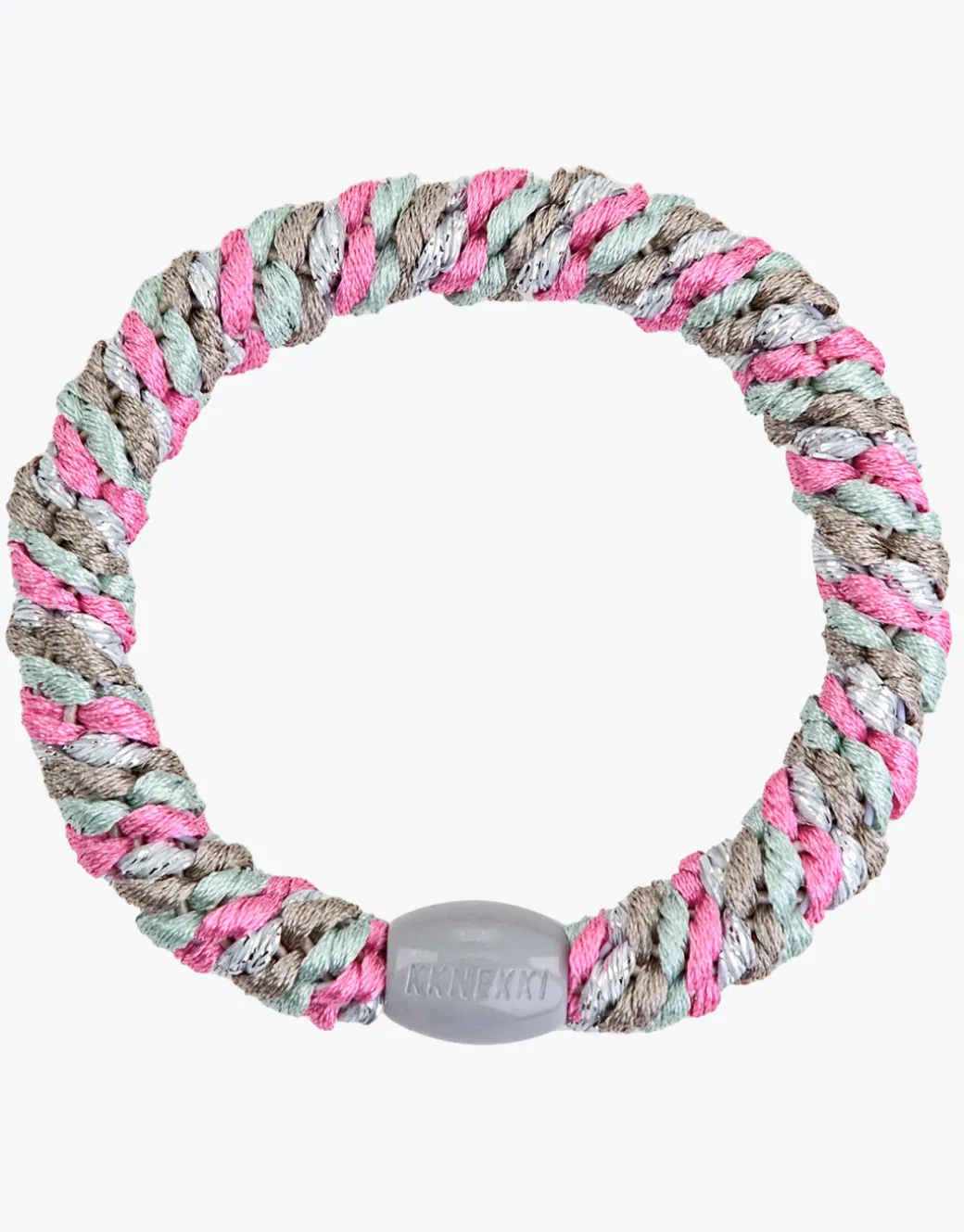 Original Hair Tie - Bubblegum Ice Blue Stripe