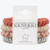 Original Hair Tie Bundle - Pale Gold, Silver and Dusky Coral