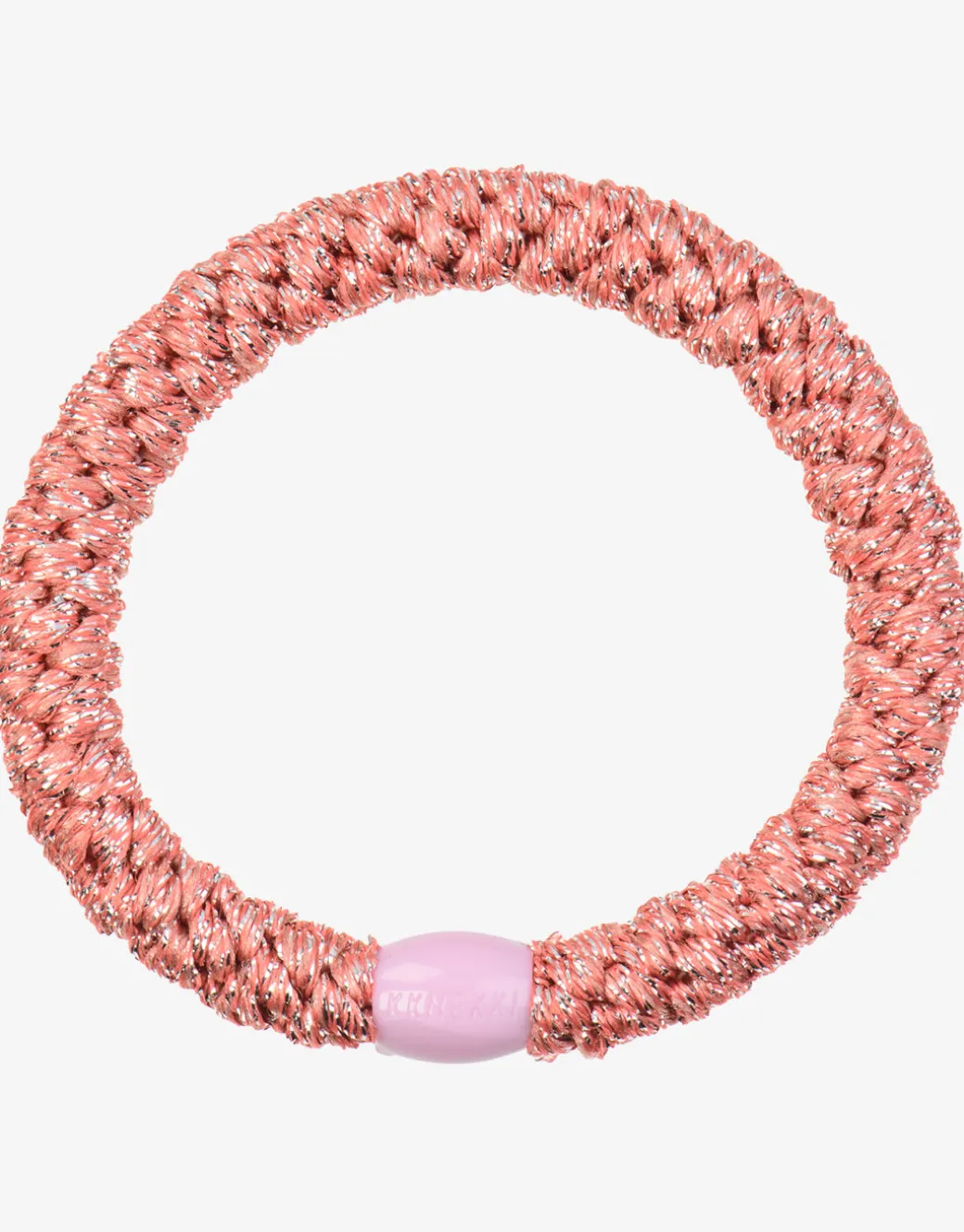 Original Hair Tie - Coral Glitter