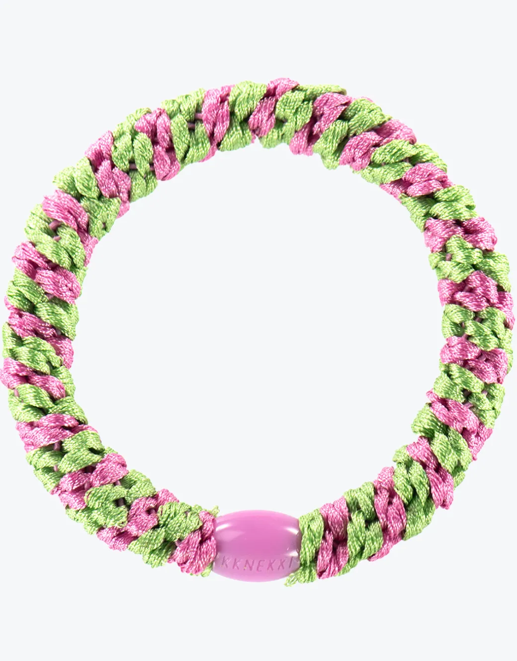 Original Hair Tie - Grass Green Bubblegum Stripe