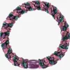 Original Hair Tie - Green and Bordeaux Stripe