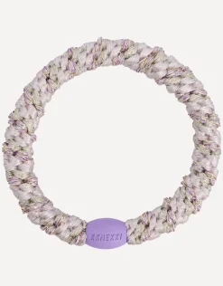 Original Hair Tie - Lavendar Ballet Pink Glitter Stripe