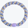 Original Hair Tie - Purple Silver Gold Stripe