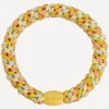 Original Hair Tie - Yellow Peach Glitter Stripe