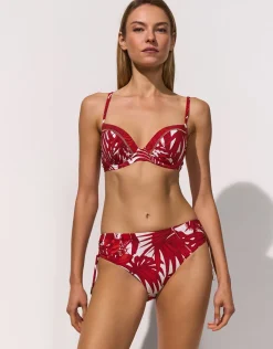 Palmaria Adjustable Bikini Pant - Creme Rouge