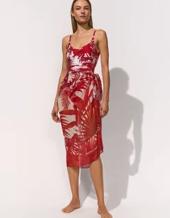 Palmaria Sarong - Creme Rouge