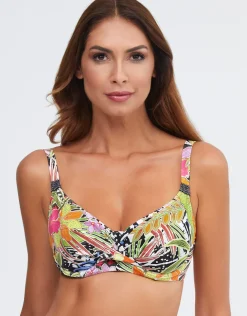 Palm Underwired Bikini Top - Multi