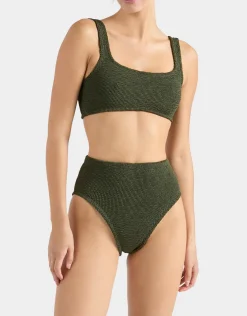 Patricia Bikini Set - Metallic Khaki