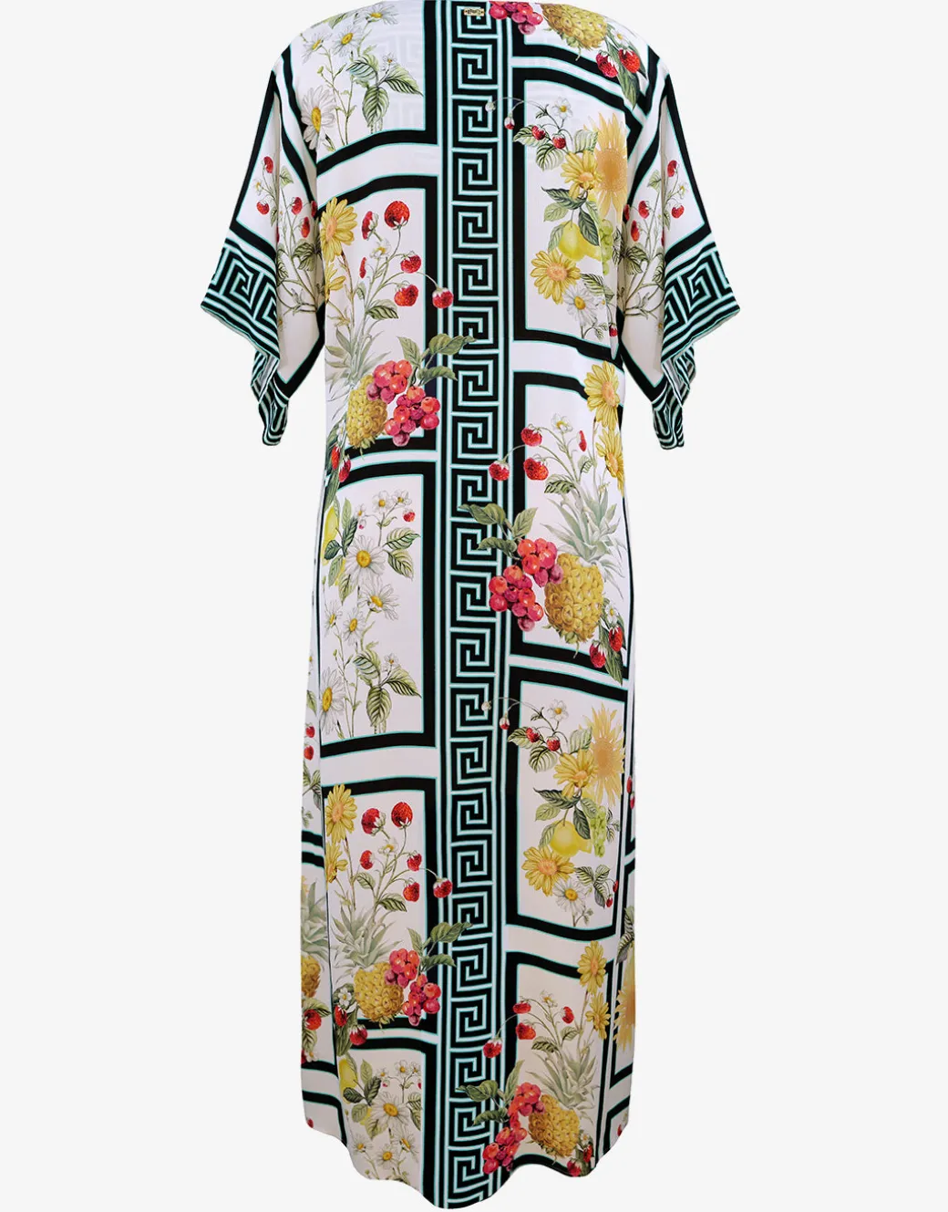 Scenery Maxi Kaftan - Monochrome Garden