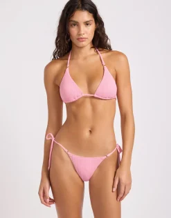 Sea Dive Tie Side Rio Bikini Pant - Pop Pink