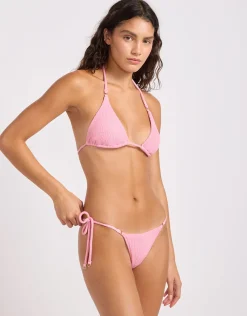 Sea Dive Tie Side Rio Bikini Pant - Pop Pink