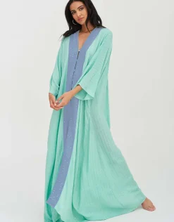 Sequin Kimono - Mint