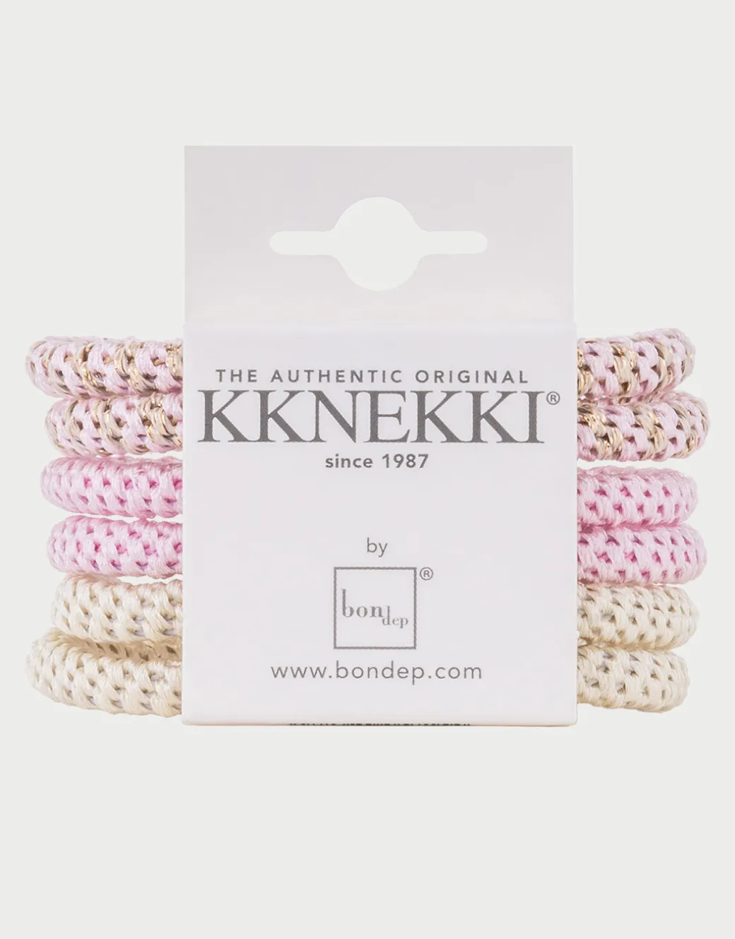 Slim Hair Tie Bundle - Pale Pastel Pinks