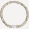 Slim Hair Tie - Ivory Glitter