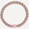 Slim Hair Tie - Pastel Circus Glitter
