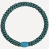 Slim Hair Tie - Petrol Green