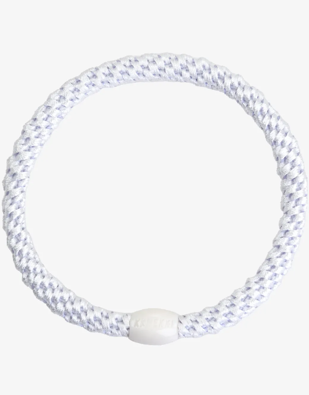 Slim Hair Tie - White