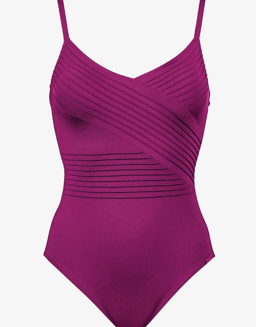 Softline Wrap Swimsuit - Magenta
