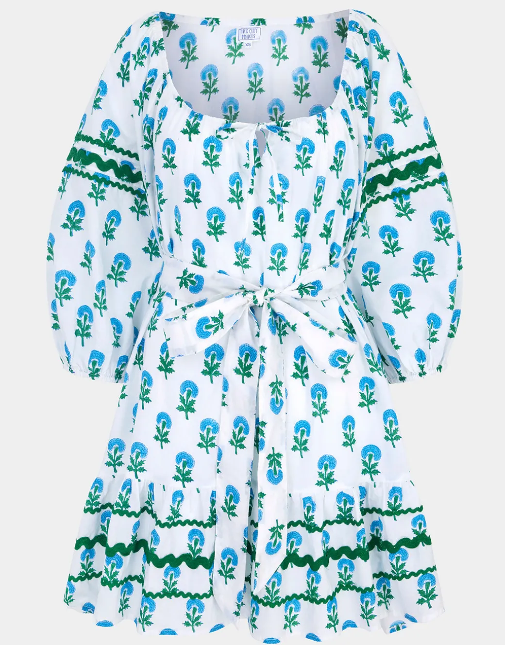 Stella Dress - Aqua Marigold