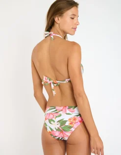 Tahiti Merenda Banded Bikini Pant - Blanc Floral