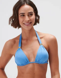 Timeless Halter Bikini Top - Cerulean