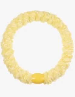 Velvet Hair Tie - Light Yellow